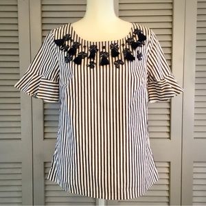 ⚜️Banana Republic Pop Over Top